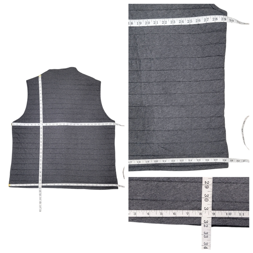 Robert Barakett Gallagher Reversible Vest Sportswear Black Grey Men's 3XL - Picture 12 of 17